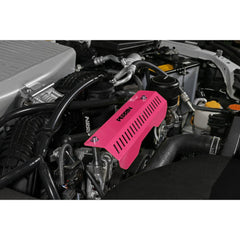 Perrin Pulley Cover Short Version Subaru WRX 2022-2026 - Hyper Pink | PSP-ENG-154HP
