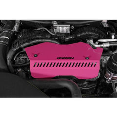 Perrin Pulley Cover Tall Version Subaru WRX 2022-2026 - Hyper Pink | PSP-ENG-153HP