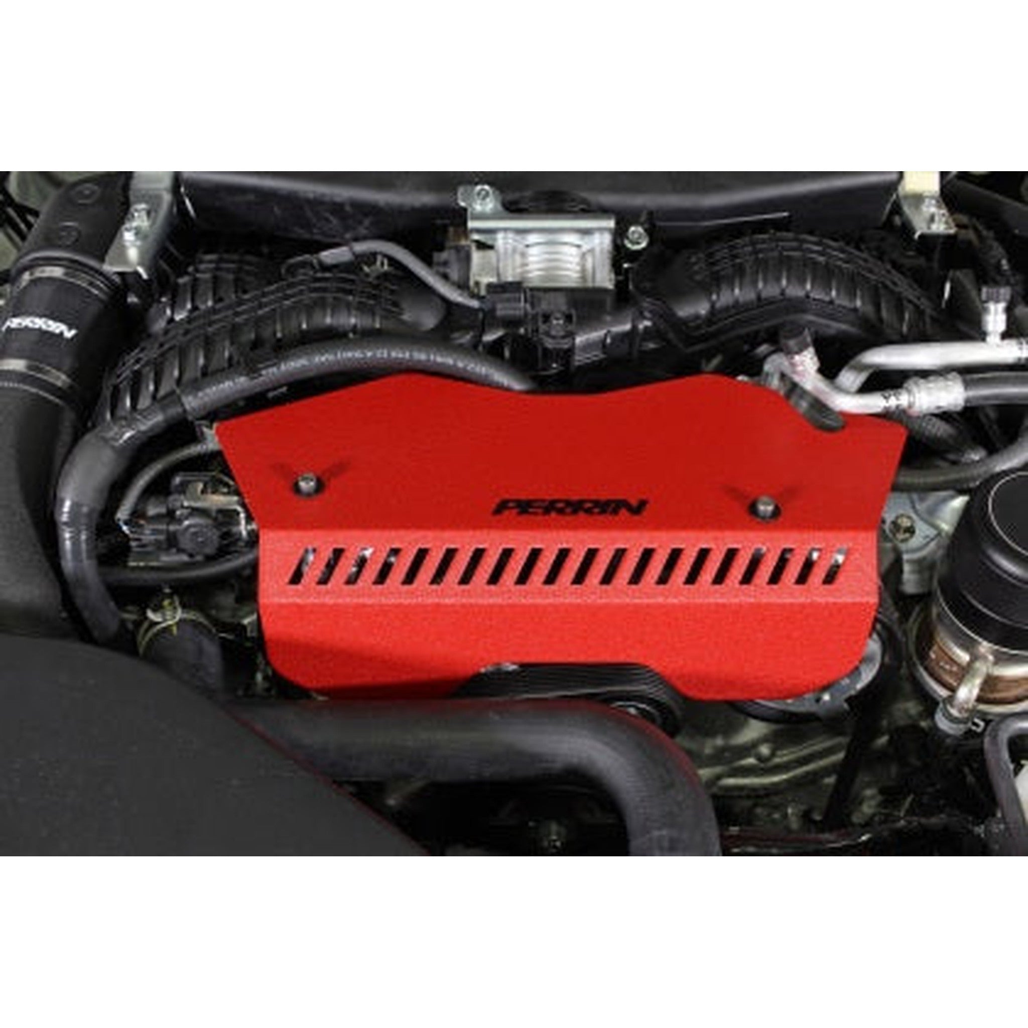 Perrin Pulley Cover Tall Version Subaru WRX 2022-2026 - Red | PSP-ENG-153RD