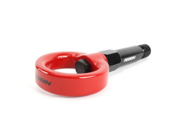 Perrin Red Rear Tow Hook Kit Toyota Supra 2020-2022 | PTP-BDY-250RD