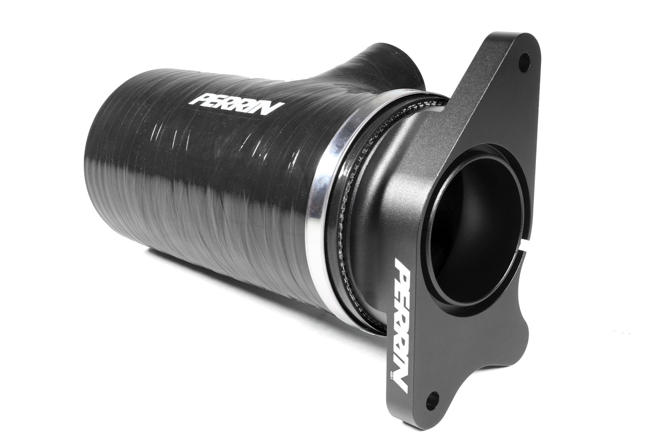 Perrin Short Type Turbo Inlet Hose Black Subaru WRX 2022-2026 | PSP-INT-428BK