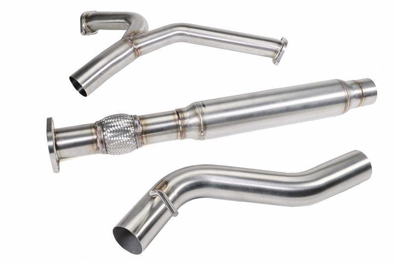 Perrin Stainless Steel Midpipe w/Resonator 3in. Subaru WRX 2022-2026 | PSP-EXT-340BR