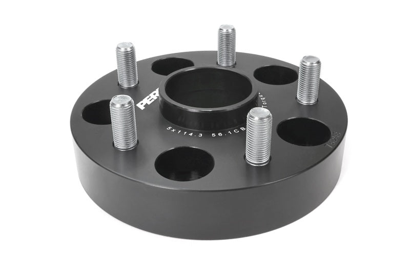 Perrin Subaru 30mm Wheel Spacers 5x114.3 BP w/56mm Hub - Black | PSP-WHL-030BK