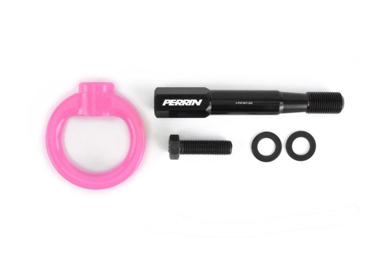 Perrin Tow Hook Kit Front Hyper Pink Subaru WRX / STI 2015-2017 | PSP-BDY-232HP