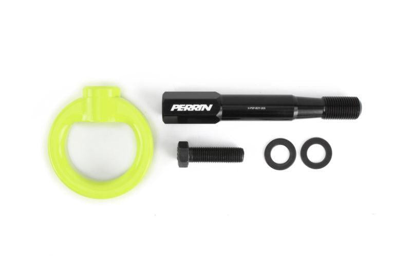 Perrin Tow Hook Kit Front Neon Yellow Subaru WRX / STI 2015-2017 | PSP-BDY-232NY