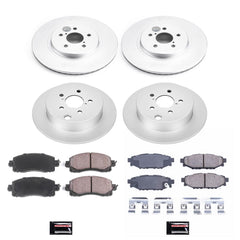 Power Stop Front & Rear Z17 Evolution Geomet Coated Brake Kit Subaru Crosstrek 2018-2023 | CRK7927