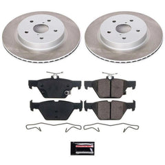 Power Stop Rear Semi-Coated Rotor Kit Subaru WRX 2016-2024 w/ Eyesight Tech| SC7039