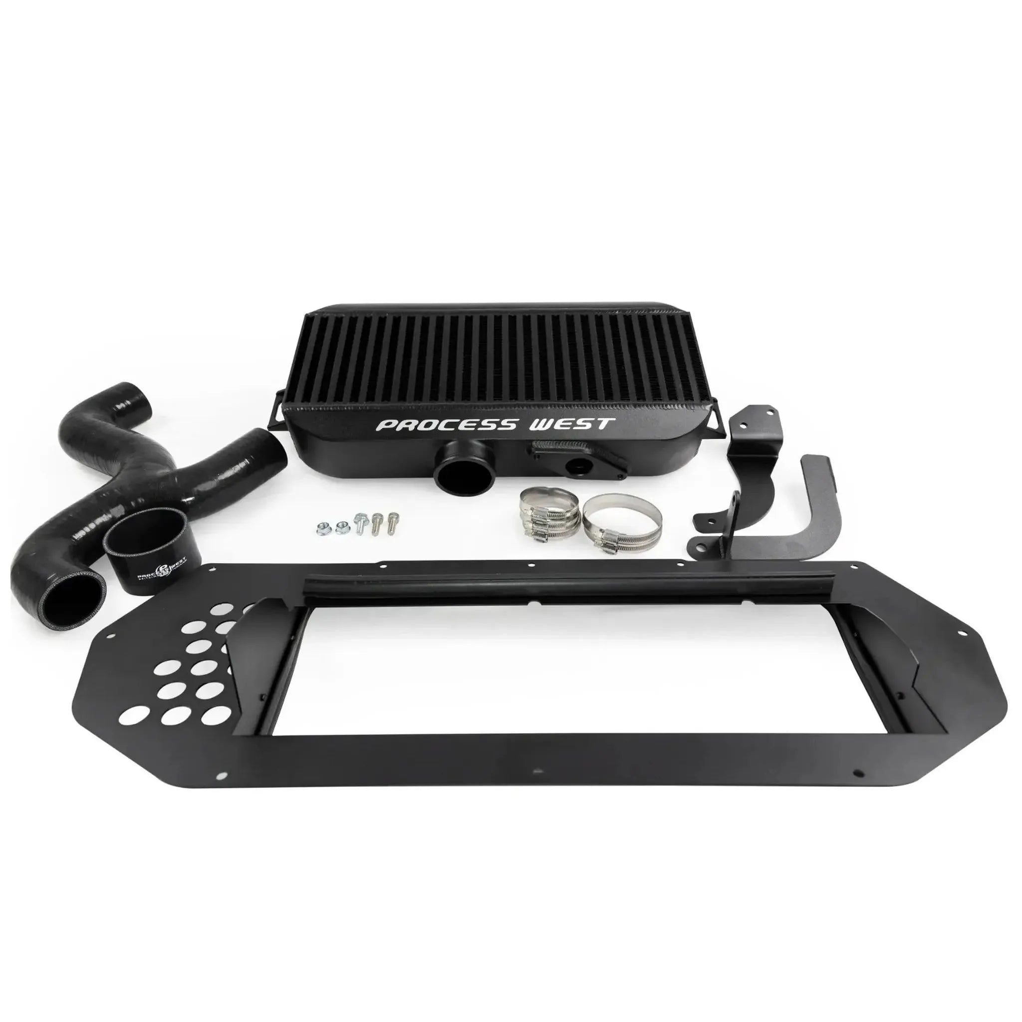 Process West Black Top Mount Intercooler Subaru WRX / STI 1999-2000 | PWTMIC02B
