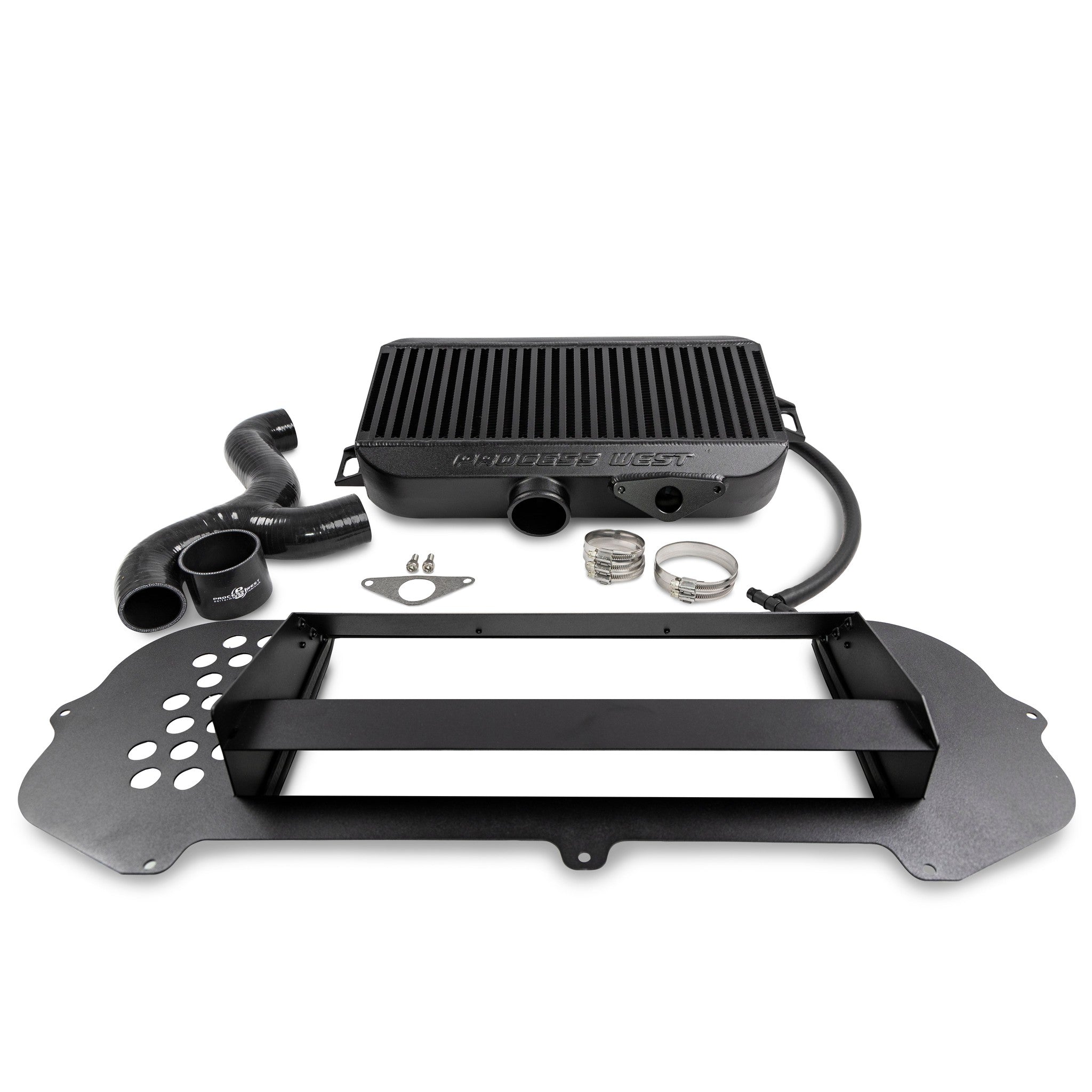 Process West Black Top Mount Intercooler w/ Shroud 2004-2007 Subaru WRX / 2006-2007 STI | PWTMIC04B-KIT