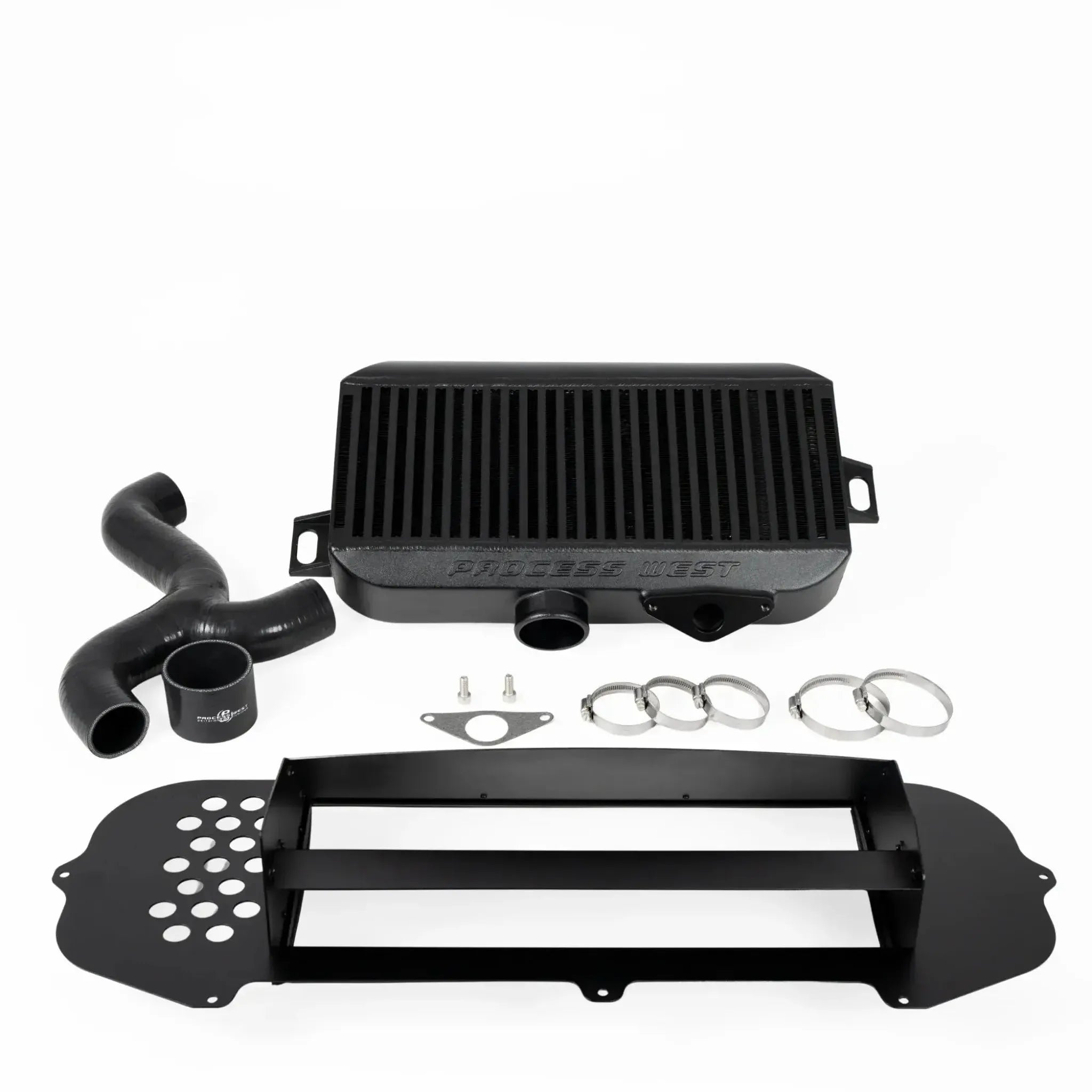 Process West Black Top Mount Intercooler w/ Shroud Subaru STI 2004-2005 | PWTMIC05B-KIT