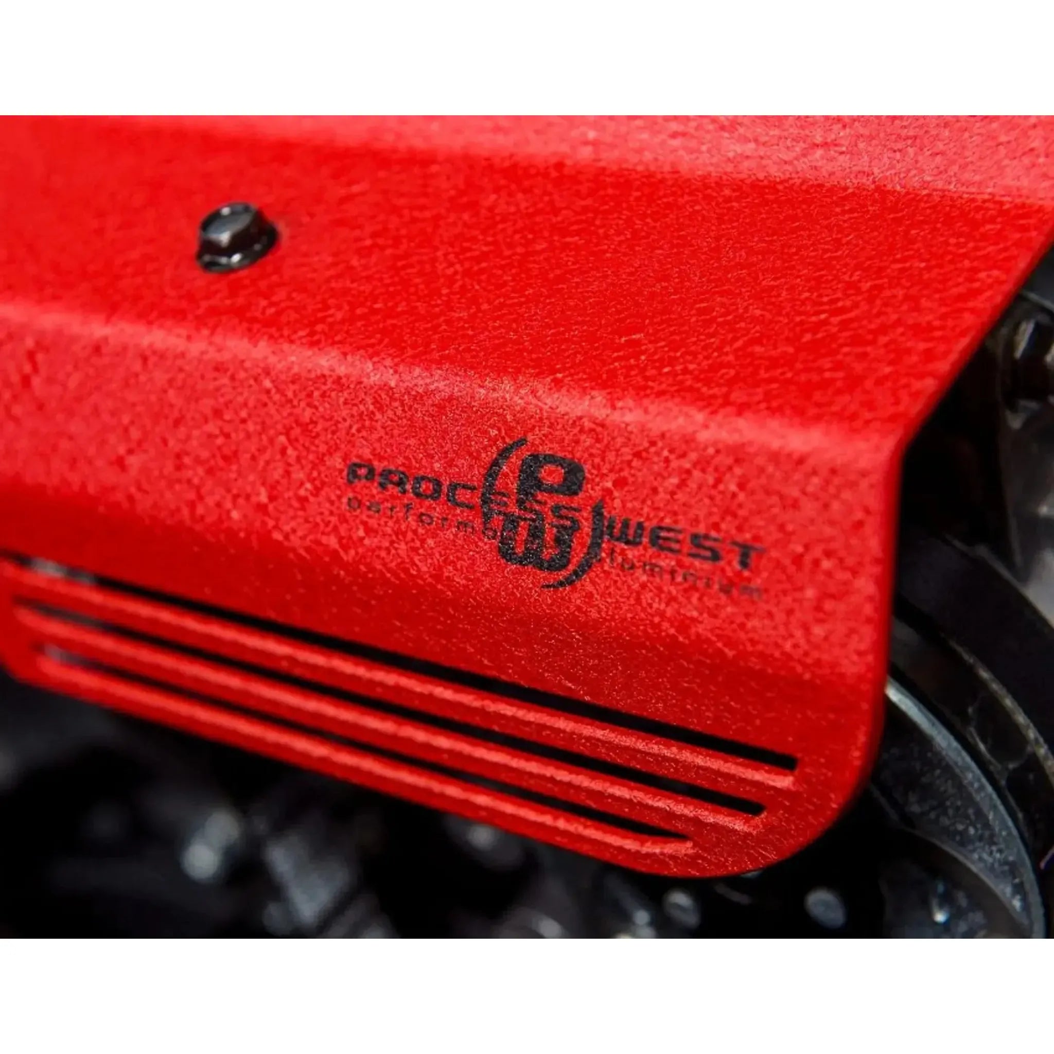 Process West Engine Pulley Garnish Red Subaru WRX 2002-2014 / STI 2004-2021 | PWED02R