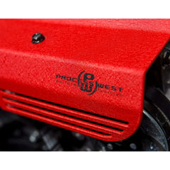 Process West Engine Pulley Garnish Red Subaru WRX 2002-2014 / STI 2004-2021 | PWED02R
