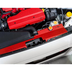 Process West Radiator Cover Red Factory Intake Subaru WRX / STI 2015-2021 | PWED03R