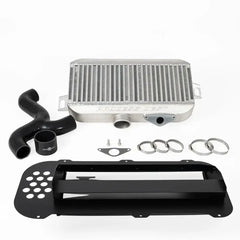 Process West Silver Top Mount Intercooler w/Shroud Kit Subaru Forester XT 2004-2007 | PWTMIC09