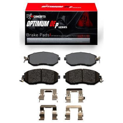 R1 Concepts Front Optimum OE Brake Pads & Hardware Kit Subaru BRZ / Toyota 86 / Scion FR-S 2013-2020 | 2551-1539-01