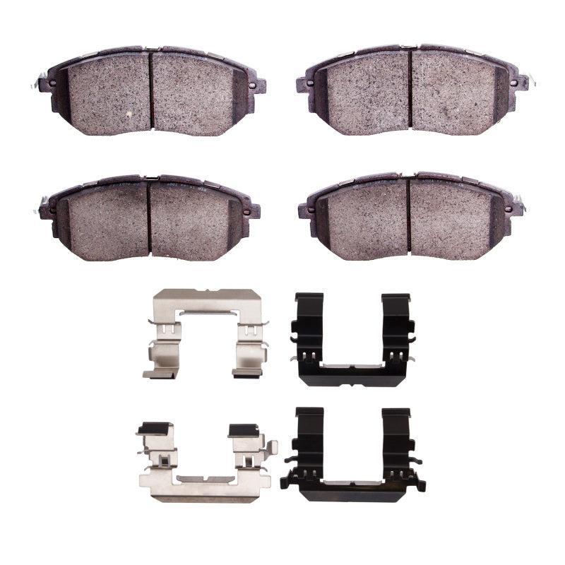 R1 Concepts Front Performance Sport Brake Pads & Hardware Kit Subaru WRX 2015-2021 w/ Eyesight Tech | 2115-1078-01