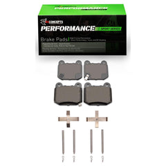 R1 Concepts Rear Performance Sport Brake Pads & Hardware Kit Subaru STI 2015-2017 | 2115-0961-01