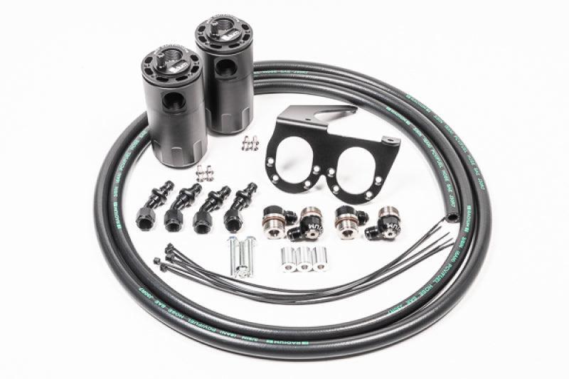 Radium Engineering Dual Catch Can Kit CCV Fluid Lock Nissan GT-R 2009-2024 | 20-0555-FL