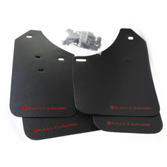 Rally Armor Basic Black Mud Flap w/ Red Logo Subaru WRX / STI 2002-2007 | MF1-BAS-RD