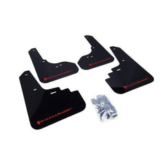 Rally Armor Black Mud Flaps w/ Red Logo Subaru Legacy GT 2005-2009 | MF4-UR-BLK/RD