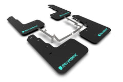 Rally Armor Black UR Mud Flap Altered Font Teal Logo Honda Civic Type R 2017-2021 | MF47-UR-BLK/TL-X