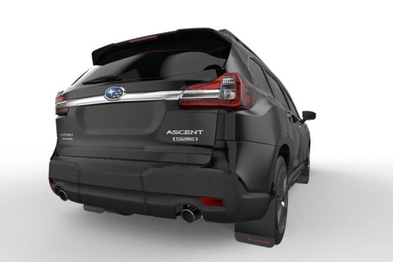 Rally Armor Black UR Mud Flap W/ Silver Logo Subaru Ascent 2019-2025 | MF49-UR-BLK/SIL