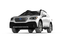 Rally Armor Black UR Mud Flap w/ White Logo Subaru Outback 2020-2025 | ralMF66-UR-BLK/WH
