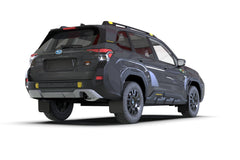 Rally Armor Black UR Mud Flap w/Dark Grey Logo 2026 Subaru Forester Wilderness | MF152-UR-BLK-DGRY