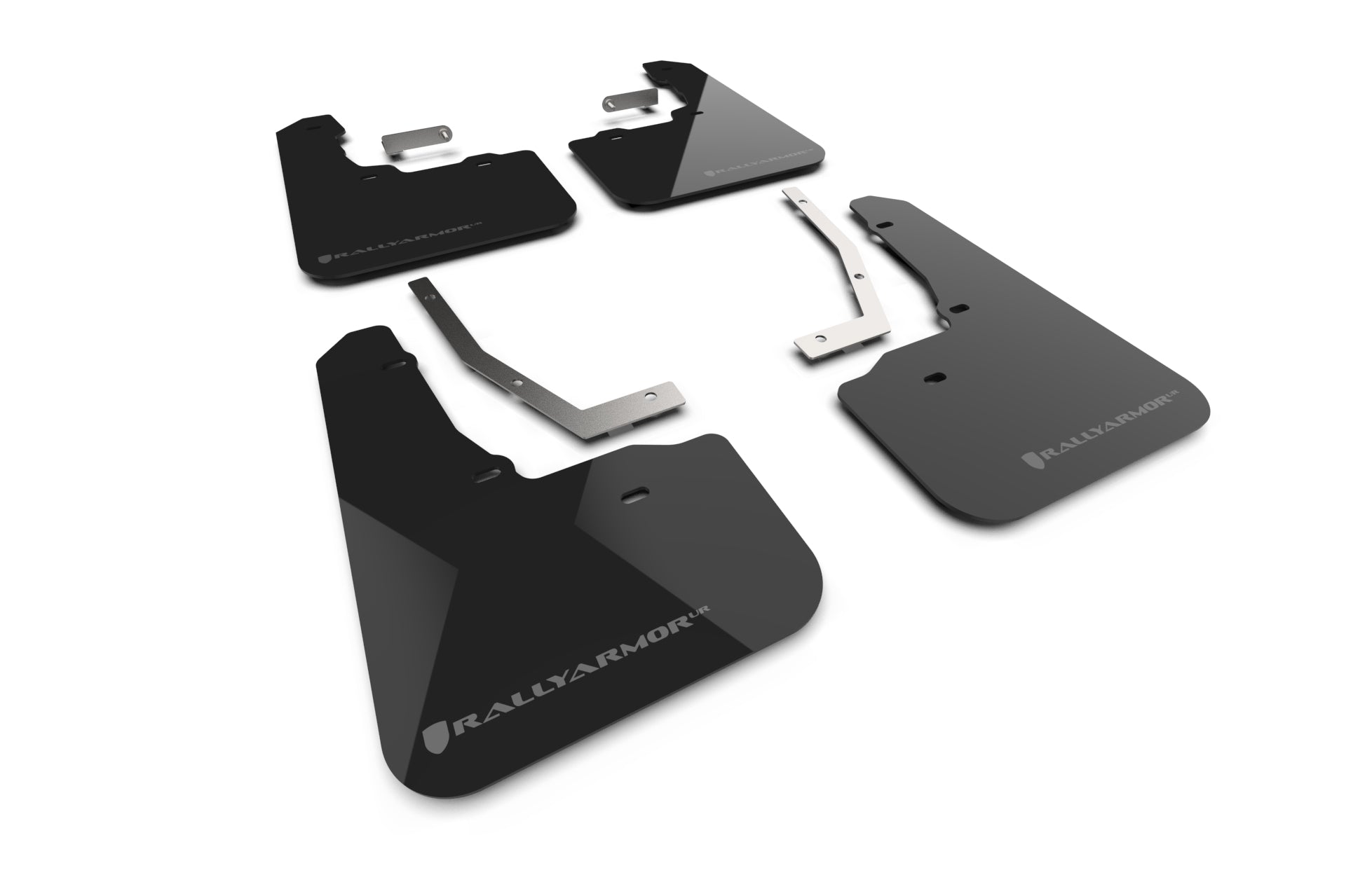 Rally Armor Black UR Mud Flap w/Dark Grey Logo 2026 Subaru Forester Wilderness | MF152-UR-BLK-DGRY