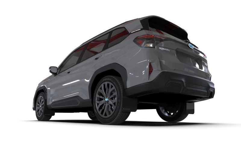 Rally Armor Black UR Mud Flap w/Grey Logo 2025 Subaru Forester | MF132-UR-BLK-GRY