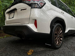 Rally Armor Black UR Mud Flap w/Grey Logo 2025 Subaru Forester | MF132-UR-BLK-GRY