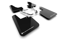 Rally Armor Black UR Mud Flaps w/ White Logo Subaru Crosstrek Wilderness 2024-2025 | MF116-UR-BLK-WH