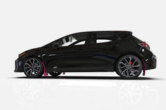 Rally Armor Pink Mud Flaps w/ BCE Logo Subaru Crosstrek 2018-2023 | MF46-BCE22-PK/BLK