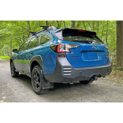 Rally Armor Red Mud Flap White Logo Subaru Outback Wilderness 22-25 | MF76-UR-RD/WH