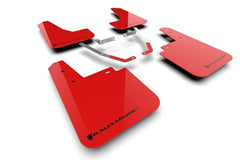 Rally Armor Red UR Mud Flaps w/ Black Logo Subaru Crosstrek Wilderness 2024-2025 | MF116-UR-RD-BLK