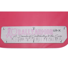 Rally Armor UR Mudflaps Breast Cancer Awarness Pink w/ Silver Emblem WRX / STI 15-21 | MF32-BC18-PK/SIL