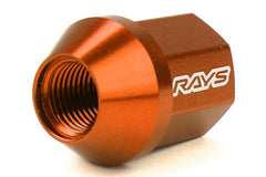 Rays Dura-Nut L32 Straight Type 12x1.25 Lug Nut Set 20 Piece Orange | WDURA3212125O