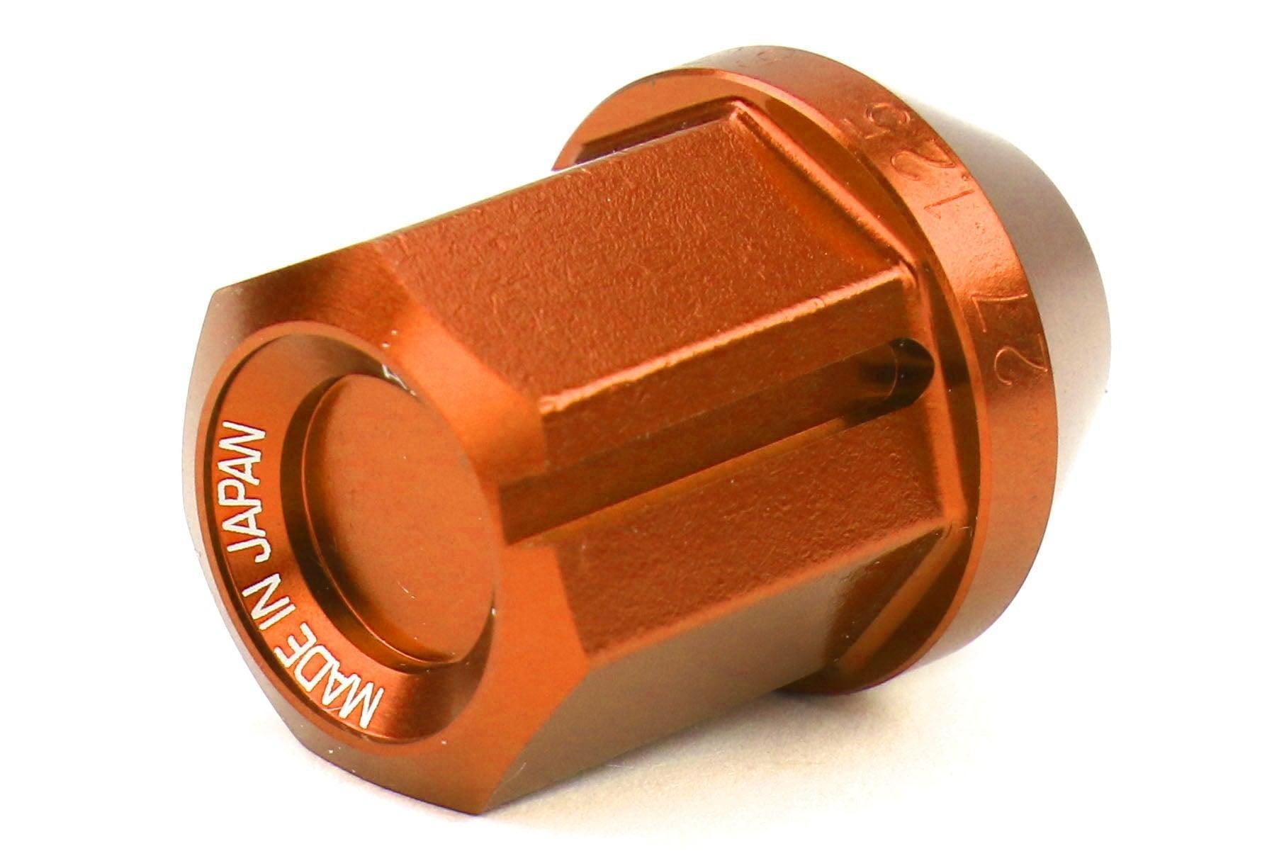 Rays Dura-Nut L32 Straight Type 12x1.25 Lug Nut Set 20 Piece Orange | WDURA3212125O