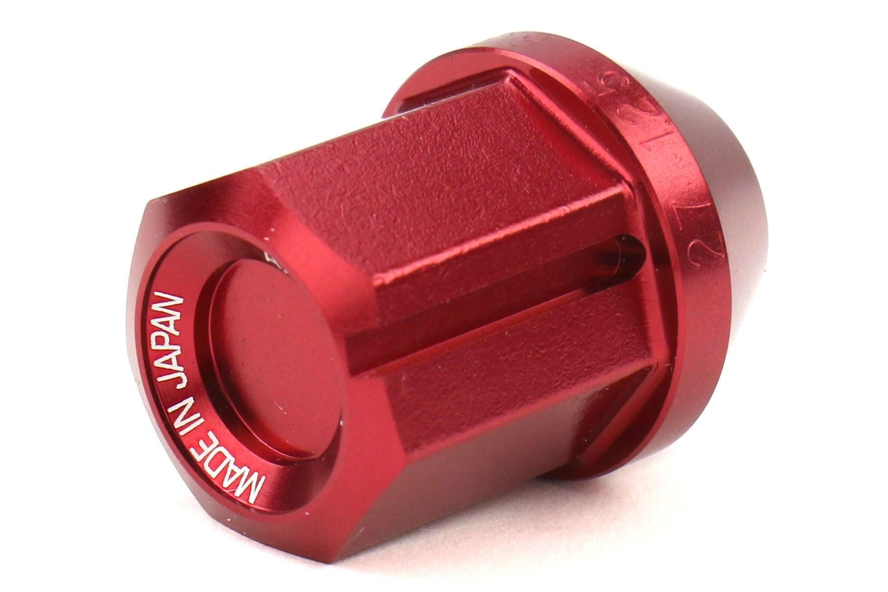 Rays Dura-Nut L32 Straight Type 12x1.25 Lug Nut Set 20 Piece Red | WDURA3212125R