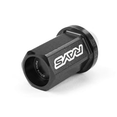 Rays Dura-Nut L42 Straight Type 12X1.25 Lug Nut Set 16 Lug 4 Lock Set Black | WDURA4212125B