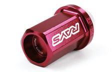 Rays Dura-Nut L42 Straight Type 12X1.25 Lug Nut Set 16 Lug 4 Lock Set Red | WDURA4212125R