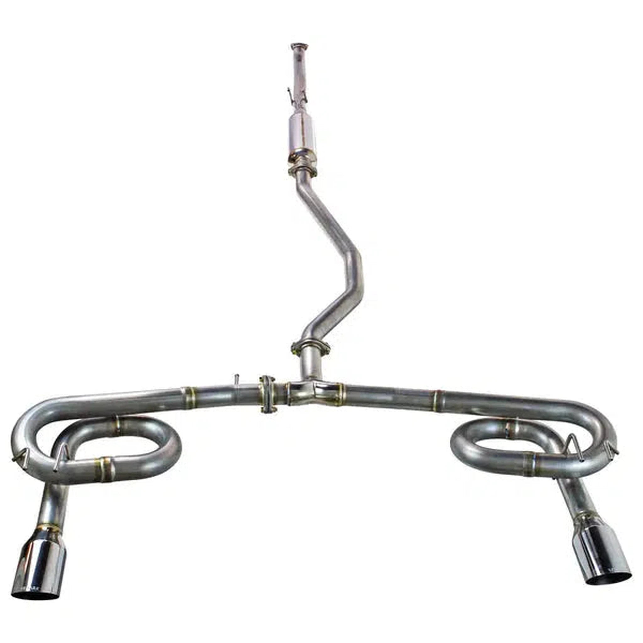 Remark 2022+ Honda Civic Sport Sedan (FE2) Catback Exhaust - Dual Stainless Steel Tips | RK-C2063H-11