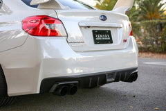 Remark Axle Back Exhaust Single Wall Tip 4in Cerakote Black WRX / STI 2015-2021 | RO-TSVA-S4B