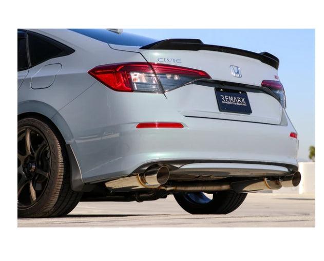Remark Catback Exhaust Burnt Stainless Steel Tip Acura Integra / Honda Civic Si Sedan 2022-2025| RK-C2076H-08TM