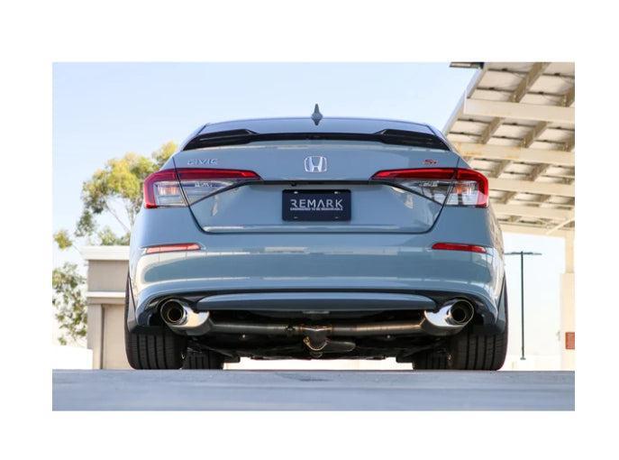 Remark Catback Exhaust Burnt Stainless Steel Tip Acura Integra / Honda Civic Si Sedan 2022-2025| RK-C2076H-08TM