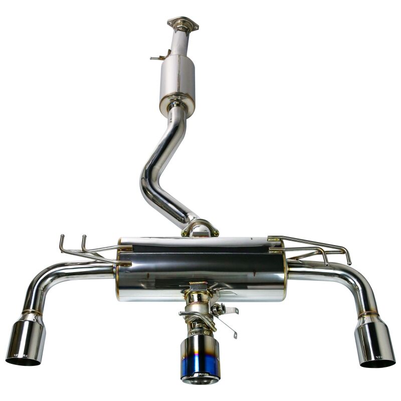 Remark Elite Spec Cat-Back Exhaust w/ Outer Polished & Center Burned TI Tips 2023+ Toyota GR Corolla | RK-C3076T-05