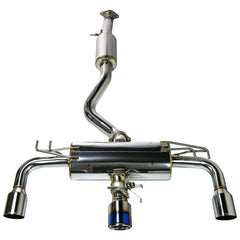 Remark Elite Spec Cat-Back Exhaust w/ Outer Polished & Center Burned TI Tips 2023+ Toyota GR Corolla | RK-C3076T-05