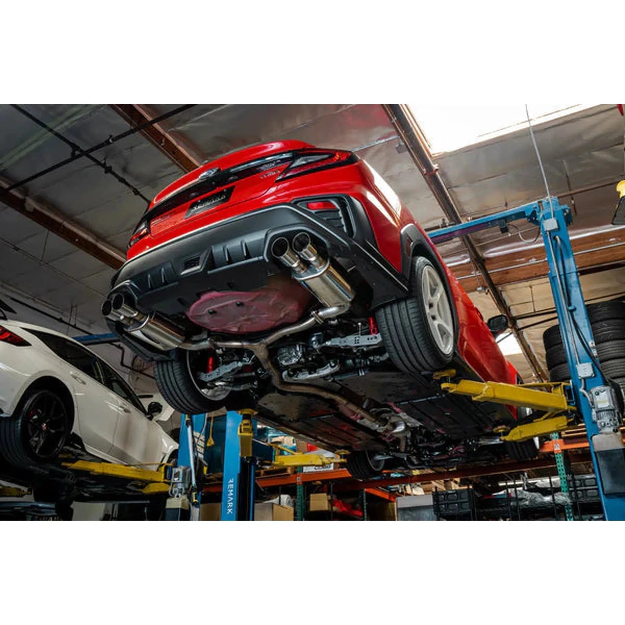 Remark Muffler Axleback Exhaust Stainless Single Wall 3.5in Tips Subaru WRX 2022-2026 | RO-TSVB-SM