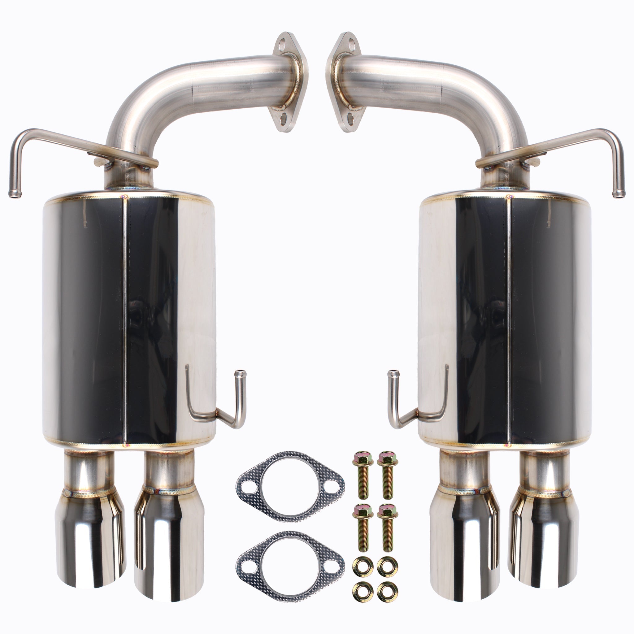 Remark Muffler Axleback Exhaust Stainless Single Wall 3.5in Tips Subaru WRX 2022-2026 | RO-TSVB-SM