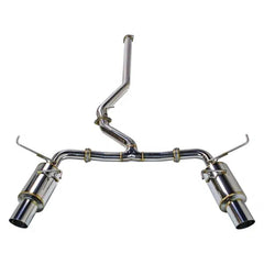 Remark R1 Spec Dual Stainless Tip without Resonator Catback Exhaust 2022-2026 WRX | RK-C2076S-03